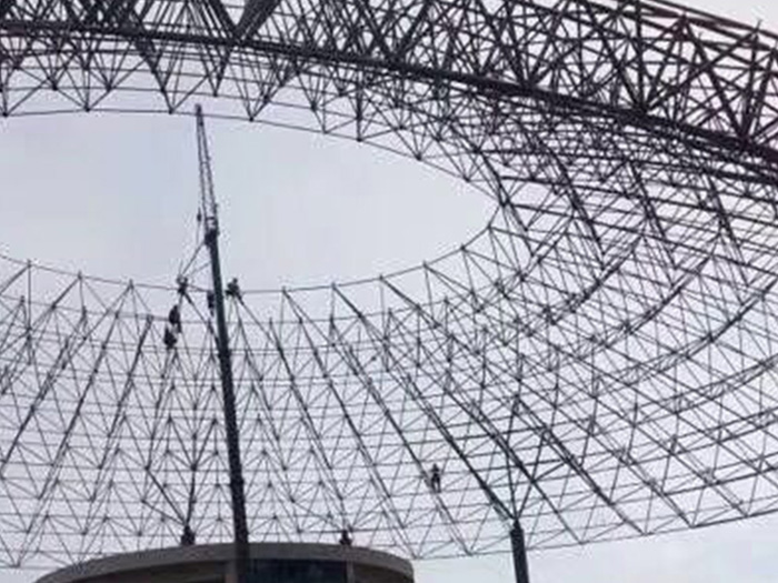 莆田篮球馆球形网架厂家价格