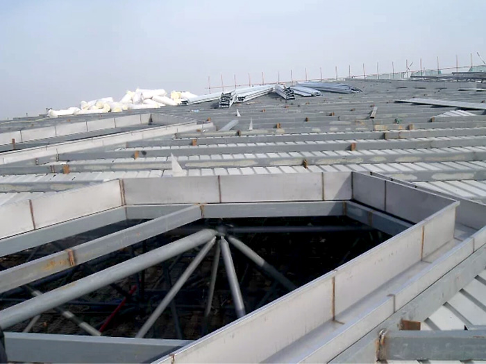 莆田安吉县体育馆网架