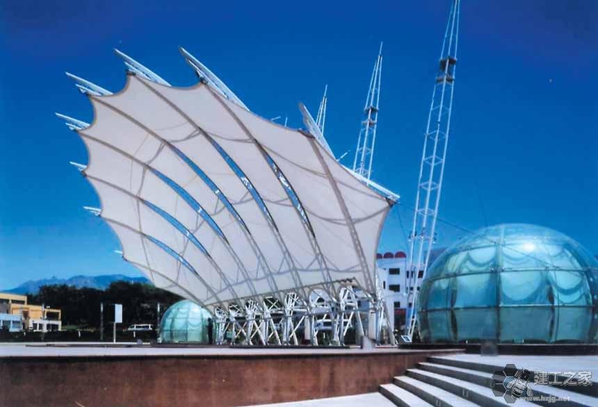 莆田车棚膜结构网架