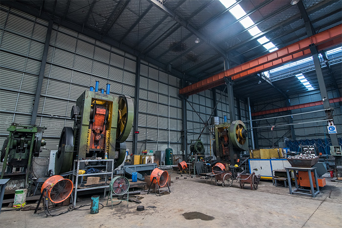 莆田网架配件-锥头加工车间